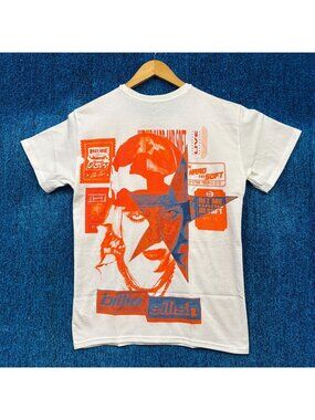 Billie Eilish Hit Me Hard And Soft Tour White T-Shirt Size Small